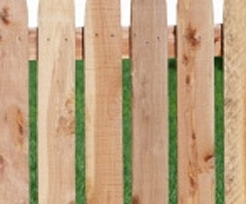 Wooden Fence - No Nail Streaks